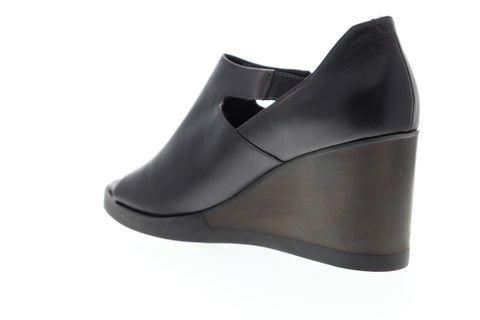 Camper Limi K200113-004 Womens Black Leather Heels Strap Pumps Shoes