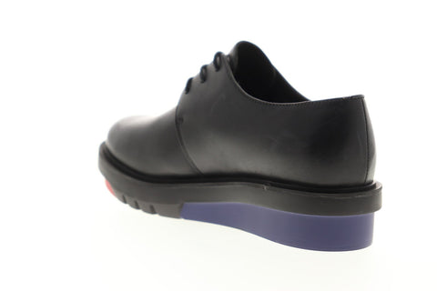 Camper Marta K200114-002 Womens Black Leather Lace Up Casual Oxfords Shoes