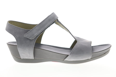 Camper Micro K200117-007 Womens Gray Nubuck Strap Flip-Flops Sandals Shoes