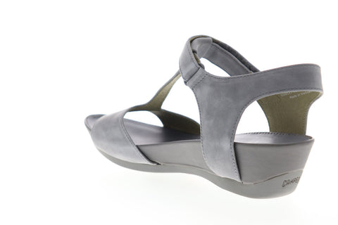 Camper Micro K200117-007 Womens Gray Nubuck Strap Flip-Flops Sandals Shoes