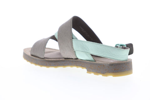 Camper PimPom K200138-004 Womens Gray Leather Strap Flip-Flops Sandals Shoes