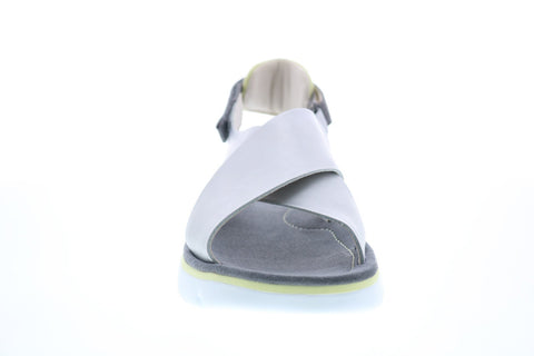 Camper Oruga K200157-018 Womens Silver Leather Slingback Sandals Shoes
