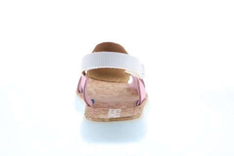 Camper Oruga Sandal K200157-025 Womens Pink Leather Slingback Sandals Shoes