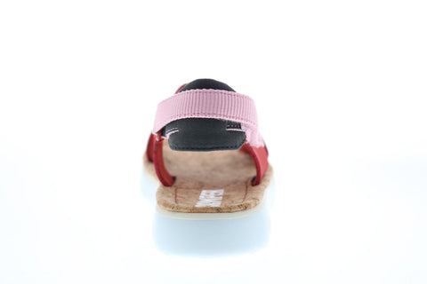 Camper Oruga Sandal K200157-027 Womens Red Leather Slingback Sandals Shoes