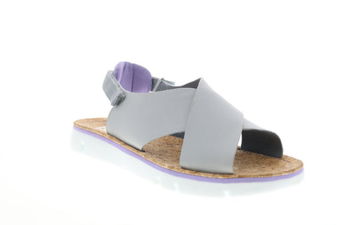 Camper Oruga Sandal K200157-029 Womens Gray Leather Slingback Sandals Shoes