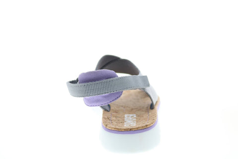 Camper Oruga Sandal K200157-029 Womens Gray Leather Slingback Sandals Shoes