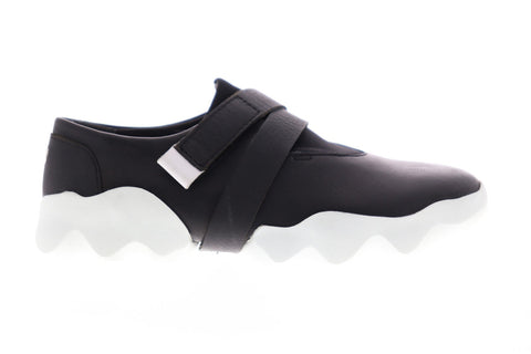 Camper Dub K200159-010 Womens Black Leather Strap Low Top Sneakers Shoes