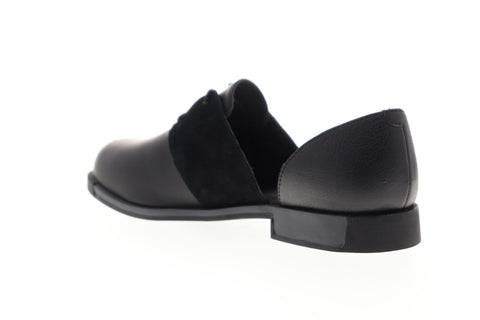 Camper Bowie K200202-005 Womens Black Nubuck Casual Lace Up Oxfords Shoes