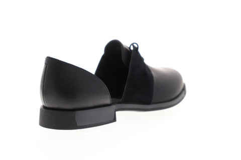 Camper Bowie K200202-005 Womens Black Nubuck Casual Lace Up Oxfords Shoes