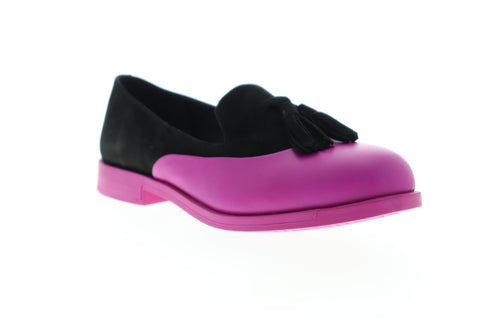 Camper Bowie K200203-001 Womens Pink Leather Casual Slip On Loafers Shoes