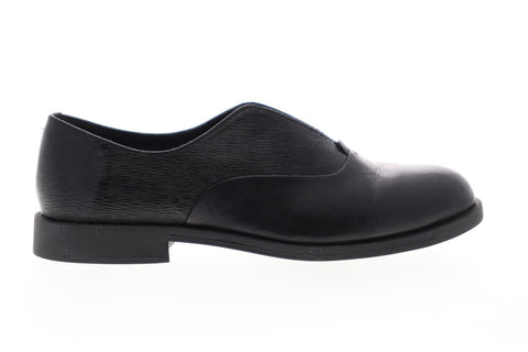 Camper Bowie K200204-005 Womens Black Leather Casual Slip On Loafers Shoes