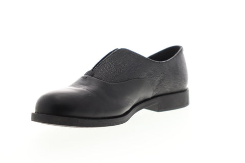 Camper Bowie K200204-005 Womens Black Leather Casual Slip On Loafers Shoes