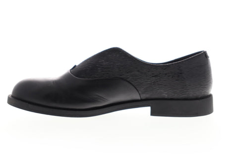 Camper Bowie K200204-005 Womens Black Leather Casual Slip On Loafers Shoes