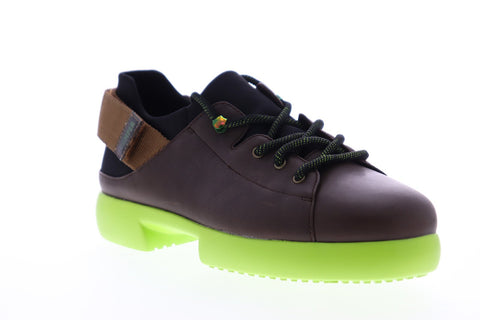 Camper Fiss K200209-001 Womens Brown Leather Lace Up Low Top Sneakers Shoes