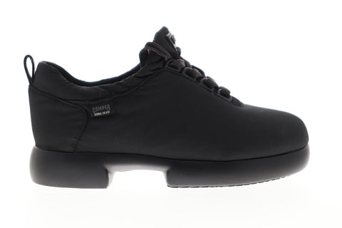 Camper Fiss K200210-005 Womens Black Canvas Lace Up Casual Dress Boots Shoes