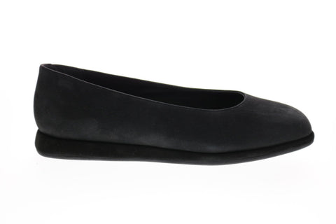 Camper Fidelia K200222-001 Womens Black Suede Slip On Flats Ballet Shoes