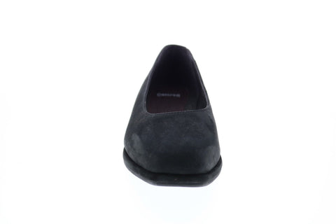 Camper Fidelia K200222-001 Womens Black Suede Slip On Flats Ballet Shoes