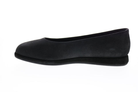 Camper Fidelia K200222-001 Womens Black Suede Slip On Flats Ballet Shoes