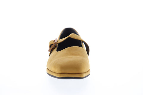 Camper Fidelia K200226-001 Womens Brown Suede Casual Strap Loafers Shoes