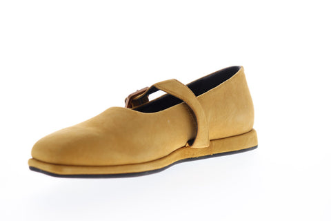 Camper Fidelia K200226-001 Womens Brown Suede Casual Strap Loafers Shoes