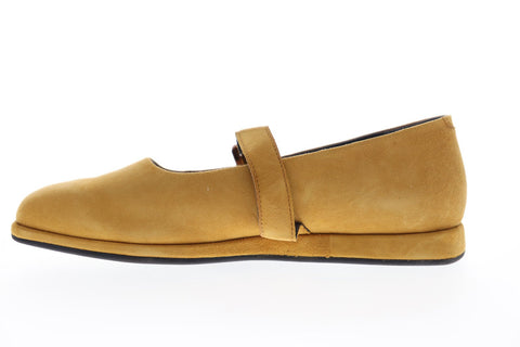 Camper Fidelia K200226-001 Womens Brown Suede Casual Strap Loafers Shoes