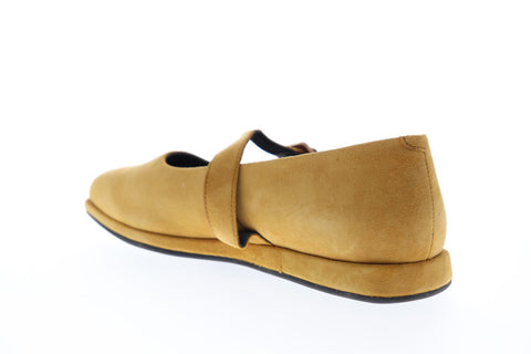 Camper Fidelia K200226-001 Womens Brown Suede Casual Strap Loafers Shoes