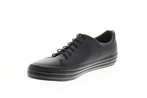 Camper Hoops K200298-026 Womens Black Leather Lace Up Euro Sneakers Shoes