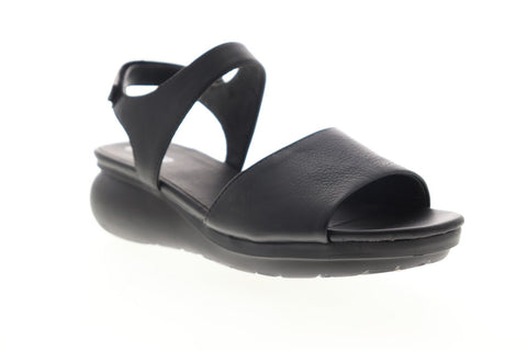 Camper Balloon K200301-001 Womens Black Leather Strap Casual Slippers Shoes