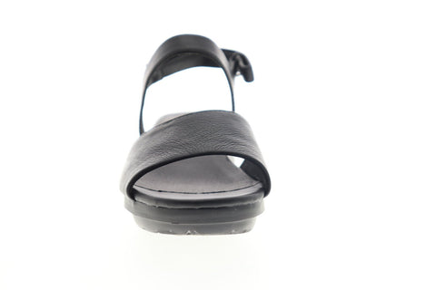 Camper Balloon K200301-001 Womens Black Leather Strap Casual Slippers Shoes