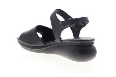 Camper Balloon K200301-001 Womens Black Leather Strap Casual Slippers Shoes