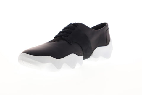Camper Dub K200313-005 Womens Black Leather Lace Up Low Top Sneakers Shoes