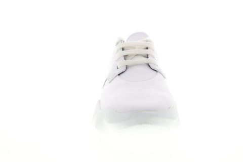 Camper Dub K200313-009 Womens White Leather Lace Up Low Top Sneakers Shoes