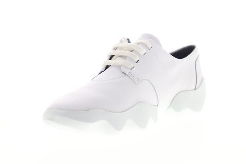 Camper Dub K200313-009 Womens White Leather Lace Up Low Top Sneakers Shoes