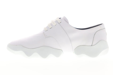 Camper Dub K200313-009 Womens White Leather Lace Up Low Top Sneakers Shoes