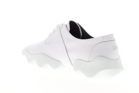 Camper Dub K200313-009 Womens White Leather Lace Up Low Top Sneakers Shoes