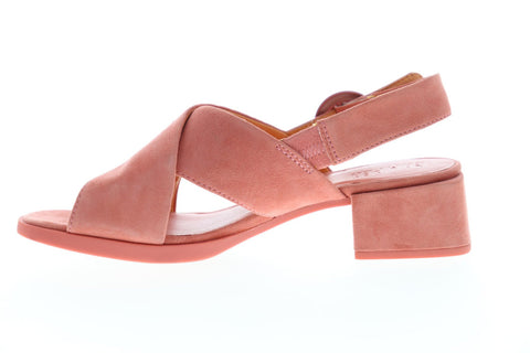 Camper Kobo Sandal K200327-005 Womens Pink Nubuck Flip-Flops Sandals Shoes