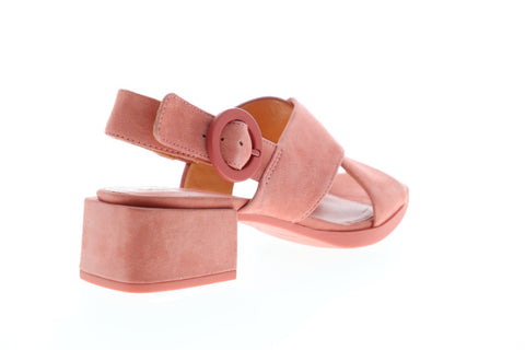 Camper Kobo Sandal K200327-005 Womens Pink Nubuck Flip-Flops Sandals Shoes