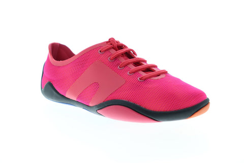Camper Noshu K200352-004 Womens Pink Mesh Lace Up Low Top Sneakers Shoes