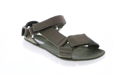 Camper Oruga Sandal K200356-008 Womens Green Canvas Slingback Sandals Shoes