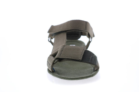 Camper Oruga Sandal K200356-008 Womens Green Canvas Slingback Sandals Shoes