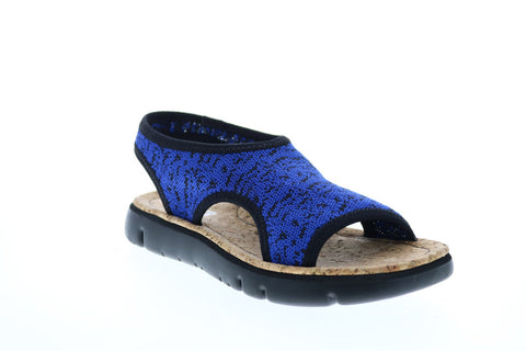 Camper Oruga Sandal K200360-005 Womens Blue Mesh Slingback Sandals Shoes
