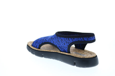 Camper Oruga Sandal K200360-005 Womens Blue Mesh Slingback Sandals Shoes