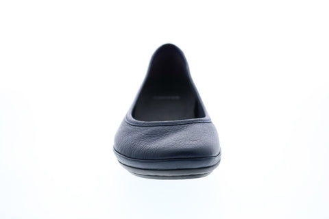 Camper Right Nina K200387-012 Womens Blue Leather Slip On Flats Ballet Shoes