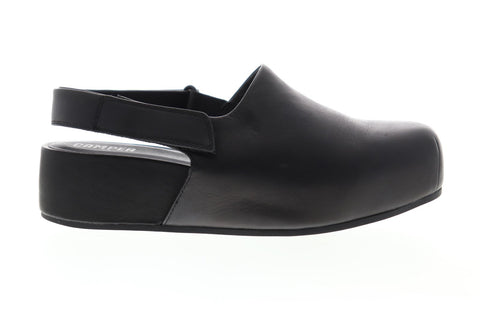 Camper Isamu K200411-001 Womens Black Leather Sport Sandals Shoes