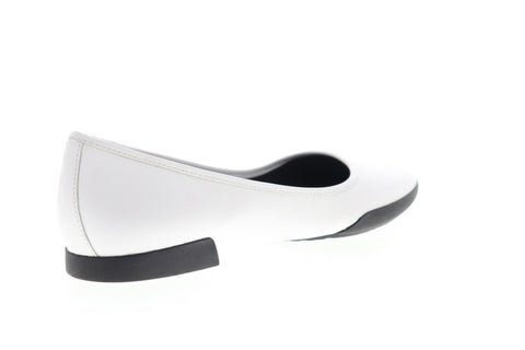 Camper Casi Tiptap K200425-004 Womens White Leather Slip On Casual Flats Shoes