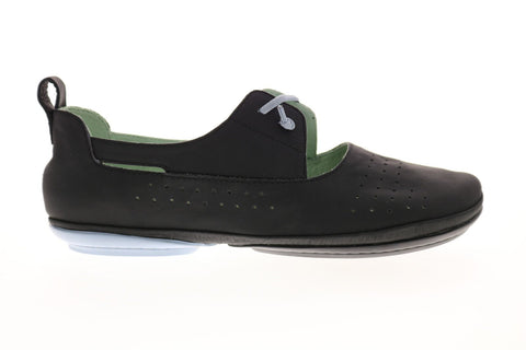 Camper Right Nina K200441-008 Womens Black Leather Slip On Flats Ballet Shoes