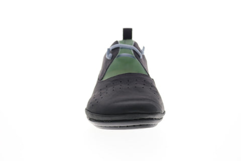 Camper Right Nina K200441-008 Womens Black Leather Slip On Flats Ballet Shoes