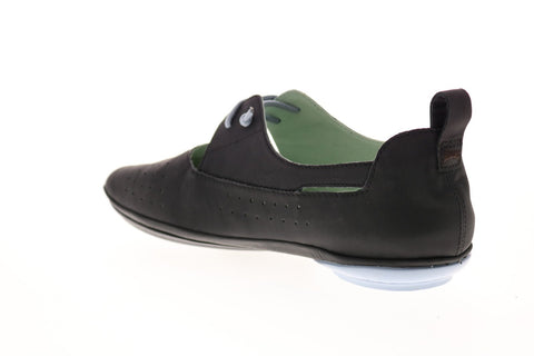 Camper Right Nina K200441-008 Womens Black Leather Slip On Flats Ballet Shoes