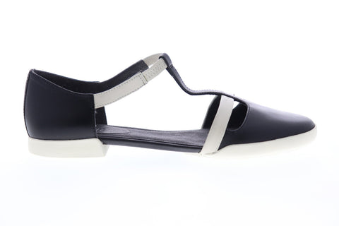 Camper Casi Tiptap K200448-001 Womens Black Leather Slip On Casual Flats Shoes