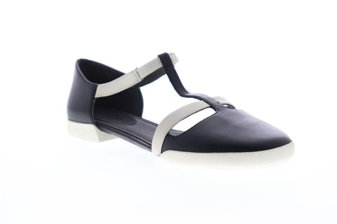 Camper Casi Tiptap K200448-001 Womens Black Leather Slip On Casual Flats Shoes